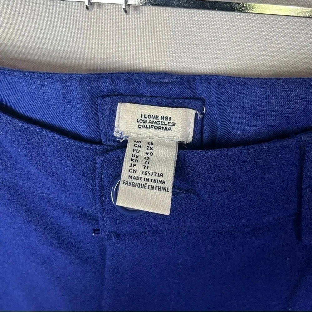 Forever‎ 21 Heritage 1981 Royal Blue Trouser Shorts 28
